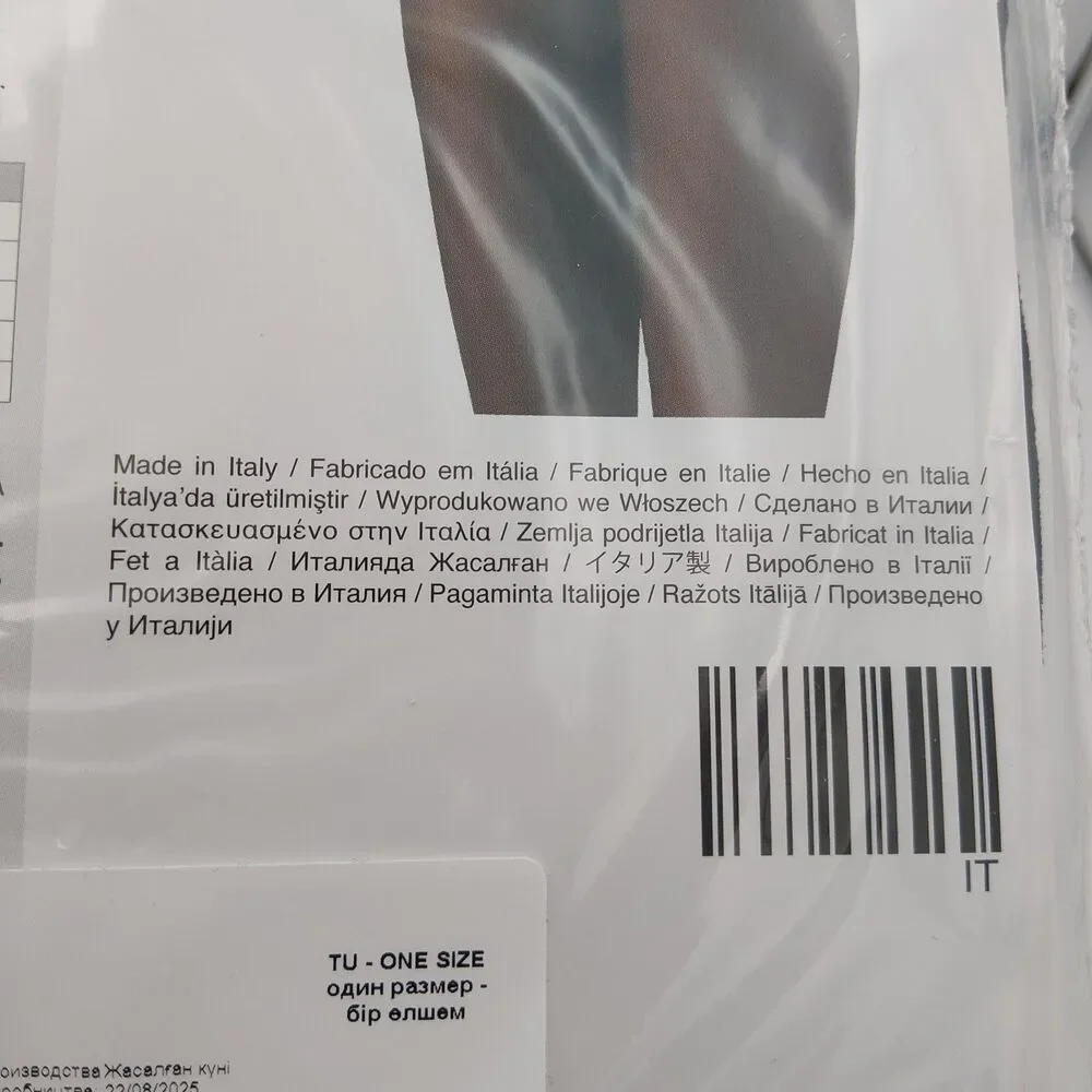 NWT Calzedonia thirty denier sheer over-the-knee socks black ONE PACK